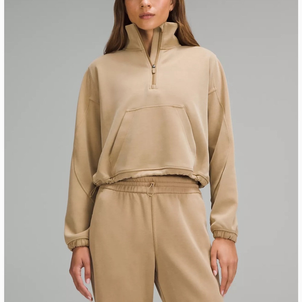 Brushed Softstreme Half Zip and High Rise Pants Set